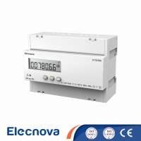 DTS1946 din rail LCD display programmable three phase energy meter