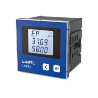 LNF66 96*96*96mm DI/RO Modbus-RTU AC electric three phase kwh meter