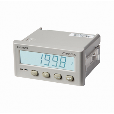 PD195E-5KY-1 96*48mm 1 phase lcd panel digital multi-function DC ampere meter