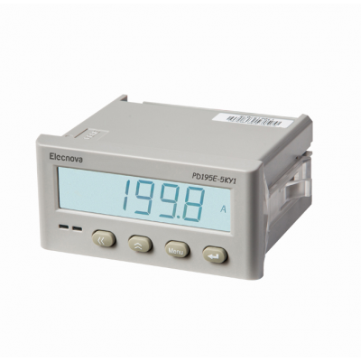 Elecnova PD195E-5KY1 96*48mm 1 phase lcd panel digital RS485 dc ampere energy meter